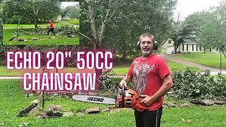 Echo 20inch chainsaw - cuts like a hot knife thru butter!