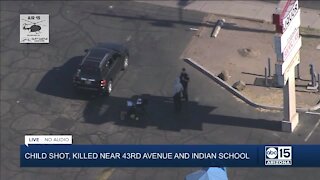 PD: Man shoots, kills child in car near 43rd Avenue and Indian School Road