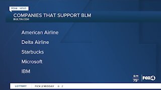 Companies that support BLM