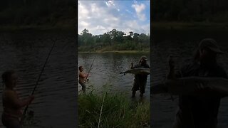 This 7YR old caught a river monster. #legendaryfishing #worldrecord #rivermonsters