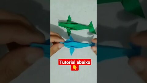 Como fazer uma baleia de papel 🐳