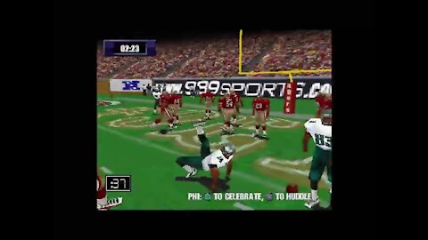 NFL Gameday 2000 Eagles vs 49ers Part 2