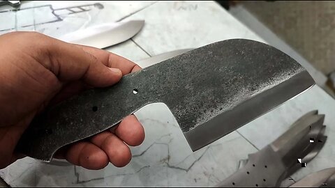 Cleaver Knife Butcher Knife 1095 High Carbon Steel Blank Blade Meat Knife Handmade,Knife supplies