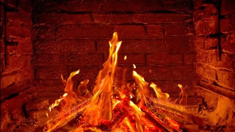 The Best Burning Fireplace - Relaxing Fireplace with Piano Music (Full HD)