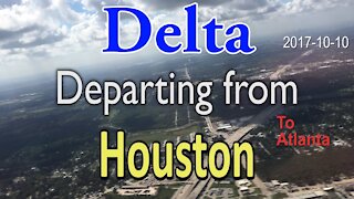 Delta Airlines flight depart from Houston