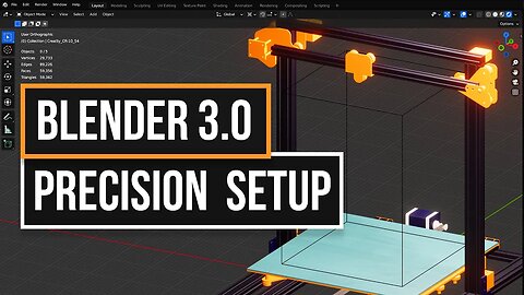 How To Setup Blender 3.0 In Millimetres (mm) Precision Modeling