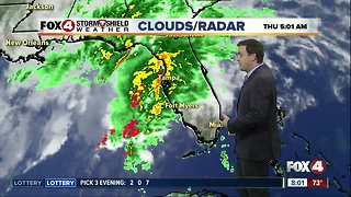 Southwest Florida under a tornado watch until 4pm Thursday