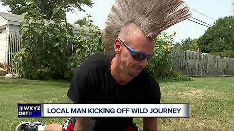 Metro Detroit man plans to walk across the United States in 100 days