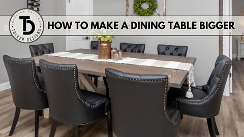 How To Make a Table Top Bigger