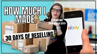 💰 Is RESELLING Worth It?? Realistic What Sold 30 Days on eBay + Starting with $0 to Earn $1000's