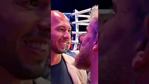 Andrew Tate confronts Jake Paul (From Deji vs Mayweather Match)
