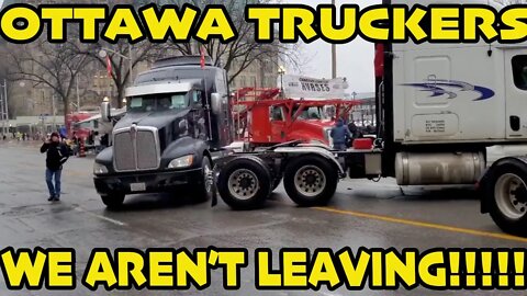 🇨🇦TRUCKERS HOLDING THE LINE!!!! 🇨🇦 *WE AREN'T GOING ANYWHERE!!!❤️