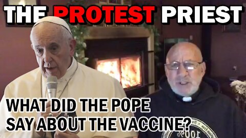 What Did The Pope Say about the Vaccine? | Fr. Imbarrato Live- 1/12/2021