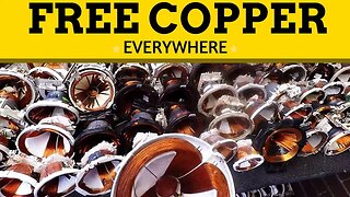 Free Copper - It's Everywhere! Trash Day TV's, Microwaves, Computers