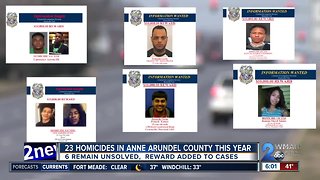 Anne Arundel County Police offer $10,000 reward for each unsolved homicide