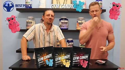 Bro Science Gym Candy Gains Gummies (4 Flavors) Taste Test & Review