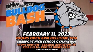 New Heights Wrestling presents: Bulldog Bash 2023 on February 11th in Freeport, Florida!