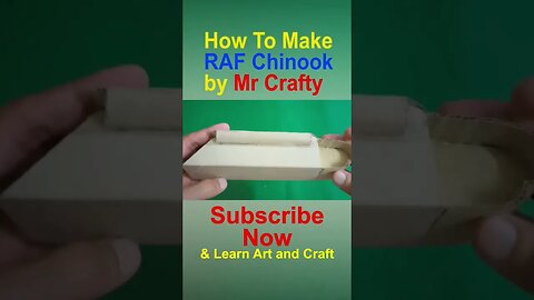 RAF Boeing Chinook Cardboard Model By Mr Crafty #art #artist #chinook #respect #shorts #viral