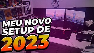 MEU NOVO SETUP DE 2023 + ORGANIZANDO O SETUP