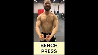 105kg BENCH PRESS | Strength Training #shorts