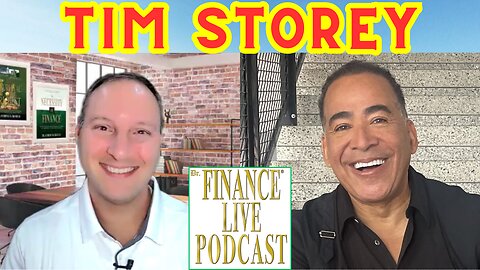 Dr. Finance Live Podcast Episode 81 - Tim Storey Interview - Celebrity Mentor - Entrepreneur