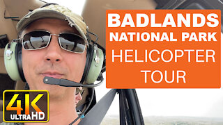 Complete Badlands National Park South Dakota Helicopter Ride (4k UHD)