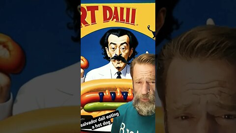 Artificial Intelligence: "Salvador Dali eating a hot dog"