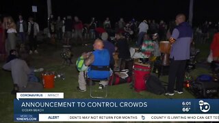 Enforcement plan expected to control crowds in Ocean Beach