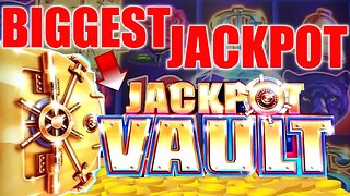 💎 My BIGGEST JACKPOT EVER 💎 on Jackpot Vault in Vegas!