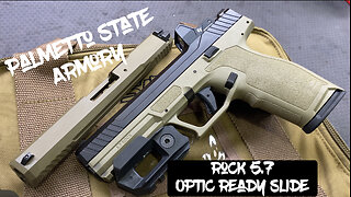 Optic ready slide for PSA Rock 5.7