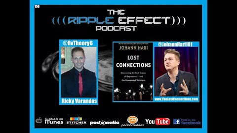 The Ripple Effect Podcast #156 (Johann Hari | Lost Connections: The Real Causes of Depression)