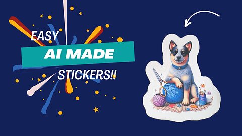 How to use AI to make your own stickers(and Cricut's new sticker feature)