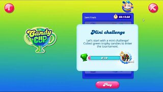 Semi Finals in the Candy Cup Event in Candy Crush Begins