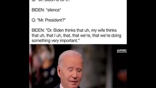 Biden Briefly Falls Asleep Mid-Interview