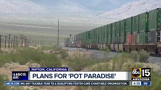We're taking a look at the plan for "Pot Paradise" in Nipton, California