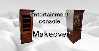 ENTERTAINMENT CONSOLE MAKEOVER/ FURNITURE RESTORATION