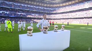 Cristiano Ronaldo's Heartfelt Gesture: Presenting His Fourth Ballon d'Or to the Bernabéu