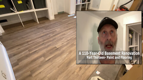 EPS 89 A 110-Year-Old Basement Renovation Part Thirteen - Paint and Flooring