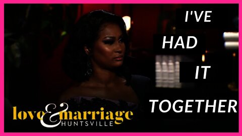 #LAMH Love and Marriage Huntsville Season 3 Reunion 3 Tisha Tells Melody That She's Not A Friend