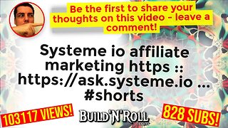 Systeme io affiliate marketing https :: https://ask.systeme.io ... #shorts