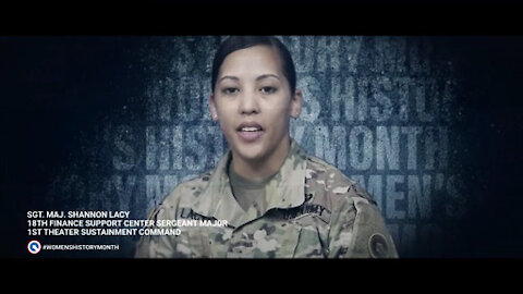 Women's History Month | Sgt. Maj. Shannon Lacy