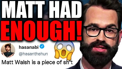 Matt Walsh GOES NUCLEAR In Viral Clip And FORCES Leftist MELTDOWN!