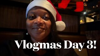 Vlogmas 2022 Day 2! My First Birthday Dinner!