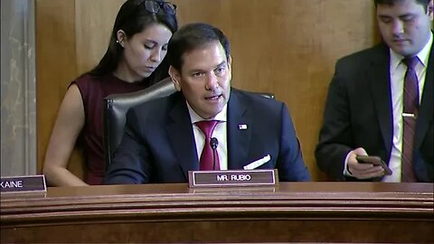 Rubio Speaks at Senate Foreign Relations Subcmte. Hearing on Uyghur Human Rights Abuses in Xinjiang
