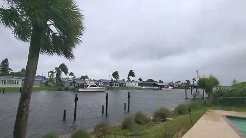 Hurricane Ian final pass through Merritt Island