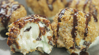 Fried Shamrock Shacke Ice Cream Balls