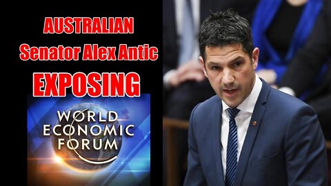Senator Alex Antic shines a light on the WEF