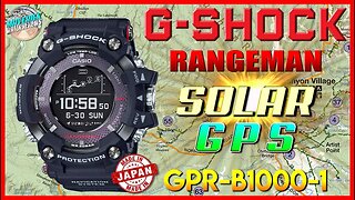 G-Zilla! | G-Shock Rangeman Solar GPS 200m Quartz GPR-B1000-1 Unbox & Review