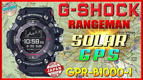 G-Zilla! | G-Shock Rangeman Solar GPS 200m Quartz GPR-B1000-1 Unbox & Review