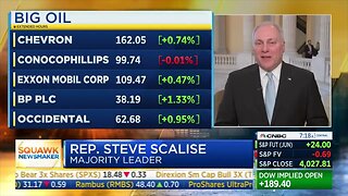 Steve Scalise Slams Biden's Anti American Energy Policies on CNBC Squawk Box